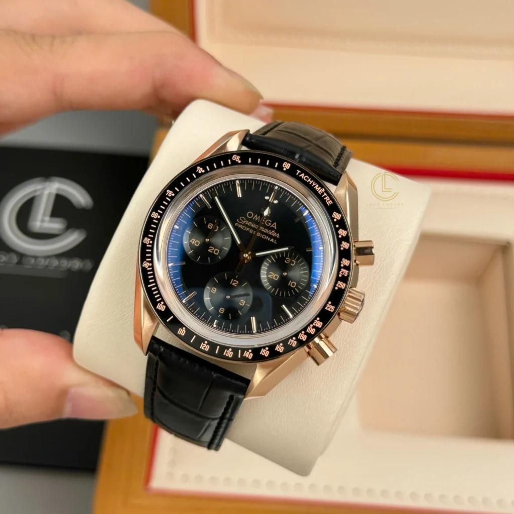 Super Clone Omega 42mm Steel — dial close-up