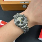 Super Clone Omega 40mm Steel — bracelet detail