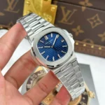 Super Clone Patek Philippe Nautilus 40mm Steel Bracelet Steel — case and bezel