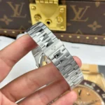Super Clone Patek Philippe Nautilus 40mm Steel Bracelet Steel — movement / caseback view