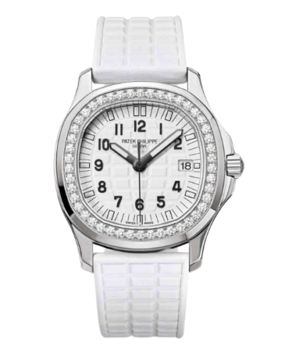 Super Clone Patek Philippe Aquanaut 5067A-025 35.6mm White Dial Diamond Bezel Moissanite Steel – CustomizeVersion – Swiss SuperClone