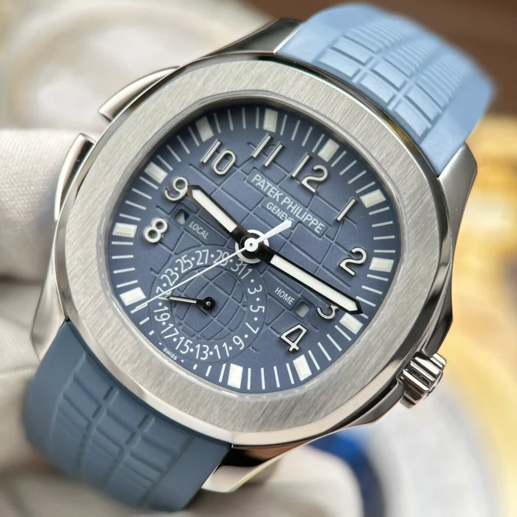 Super Clone Patek Philippe Aquanaut 40mm Rubber Strap Steel — bracelet detail