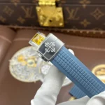 Super Clone Patek Philippe Aquanaut 40mm Rubber Strap Steel — movement / caseback view
