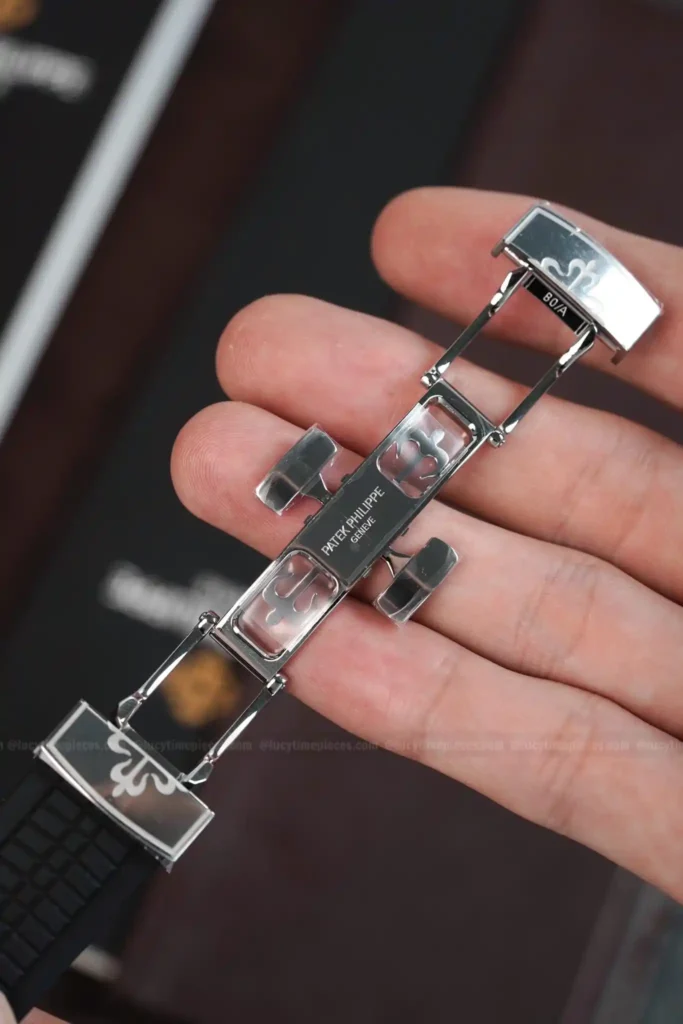 Super Clone Patek Philippe Aquanaut 40mm Rubber Strap Steel — view 13