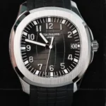 Super Clone Patek Philippe Aquanaut 40mm Rubber Strap Steel — side profile