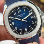 Super Clone Patek Philippe Aquanaut Rubber Strap Steel — side profile