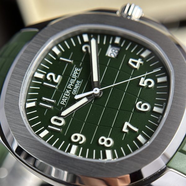 Super Clone Patek Philippe Aquanaut 40mm Rubber Strap Steel — bracelet detail