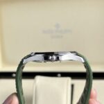 Super Clone Patek Philippe Aquanaut 40mm Rubber Strap Steel — side profile