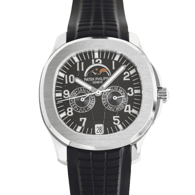 Super Clone Patek Philippe Aquanaut 5261A Moonphase Black 40mm