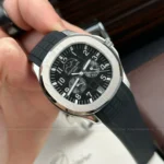 Super Clone Patek Philippe Aquanaut 5261A Moonphase Black 40mm — bracelet detail
