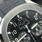Super Clone Patek Philippe Aquanaut 5261A Moonphase Black 40mm — clasp and links