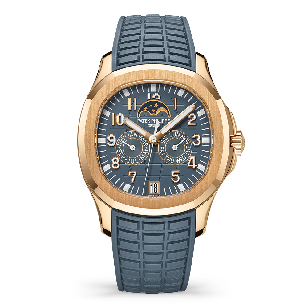 Super Clone Patek Philippe Aquanaut 5261A Moonphase Tifany Blue Rose 40mm –