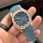 Super Clone Patek Philippe Aquanaut 5261A Moonphase Tifany Blue Rose 40mm – — bracelet detail