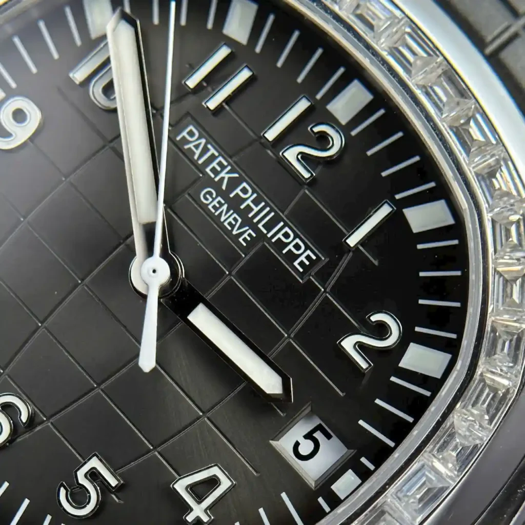 Super Clone Patek Philippe Aquanaut Diamonds 5167/300G-010 40mm – — side profile