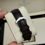 Super Clone Patek Philippe Calatrava 5227G-001 39mm Black Dial Steel — clasp and links
