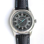 Super Clone Patek Philippe Calatrava 6007A Steel 40mm Black Tiffany Dial — dial close-up