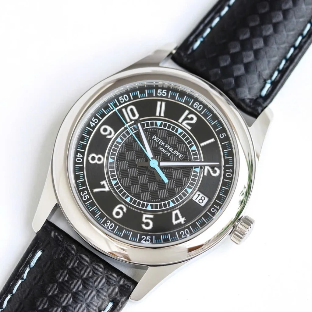 Super Clone Patek Philippe Calatrava 6007A Steel 40mm Black Tiffany Dial — side profile