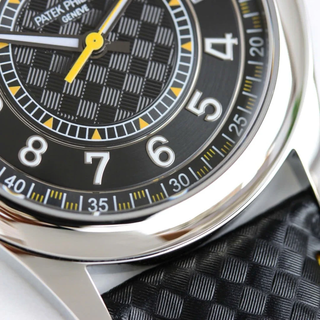 Super Clone Patek Philippe Calatrava 6007A Steel 40mm Ebony Black Dial — side profile