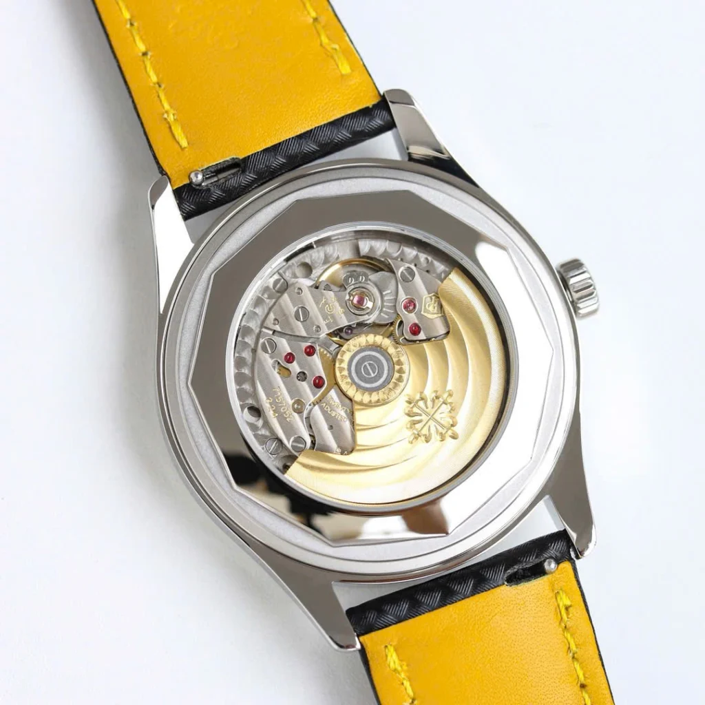 Super Clone Patek Philippe Calatrava 6007A Steel 40mm Ebony Black Dial — view 9