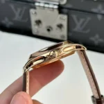 Super Clone Patek Philippe Steel — on leather display