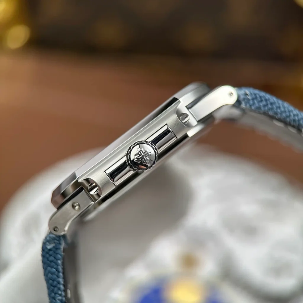 Super Clone Patek Philippe Cubitus 5822P-001 Platinum Instantaneous Grand Date Day Moon Phases — view 10