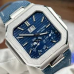 Super Clone Patek Philippe Cubitus 5822P-001 Platinum Instantaneous Grand Date Day Moon Phases — clasp and links