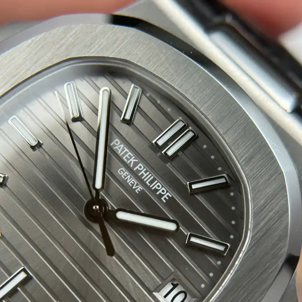 Super Clone Patek Philippe Nautilus 5711 WG Gray – — side profile