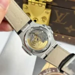 Super Clone Patek Philippe Nautilus 5711 WG Gray – — on leather display
