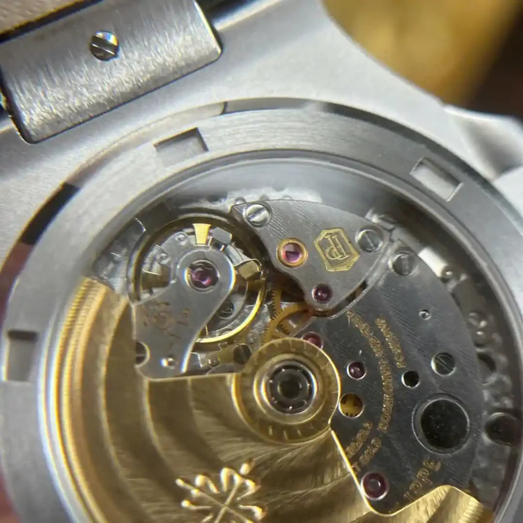 Super Clone Patek Philippe Nautilus 5711 WG Gray – — movement / caseback view