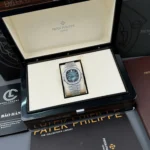 Super Clone Patek Philippe Nautilus 5712/1A 40mm Custom Full Moissanite Baguette HongKong – Customize Diamod — view 11