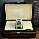 Super Clone Patek Philippe Nautilus 5712/1A – 001 Blue Dial V3 — dial close-up