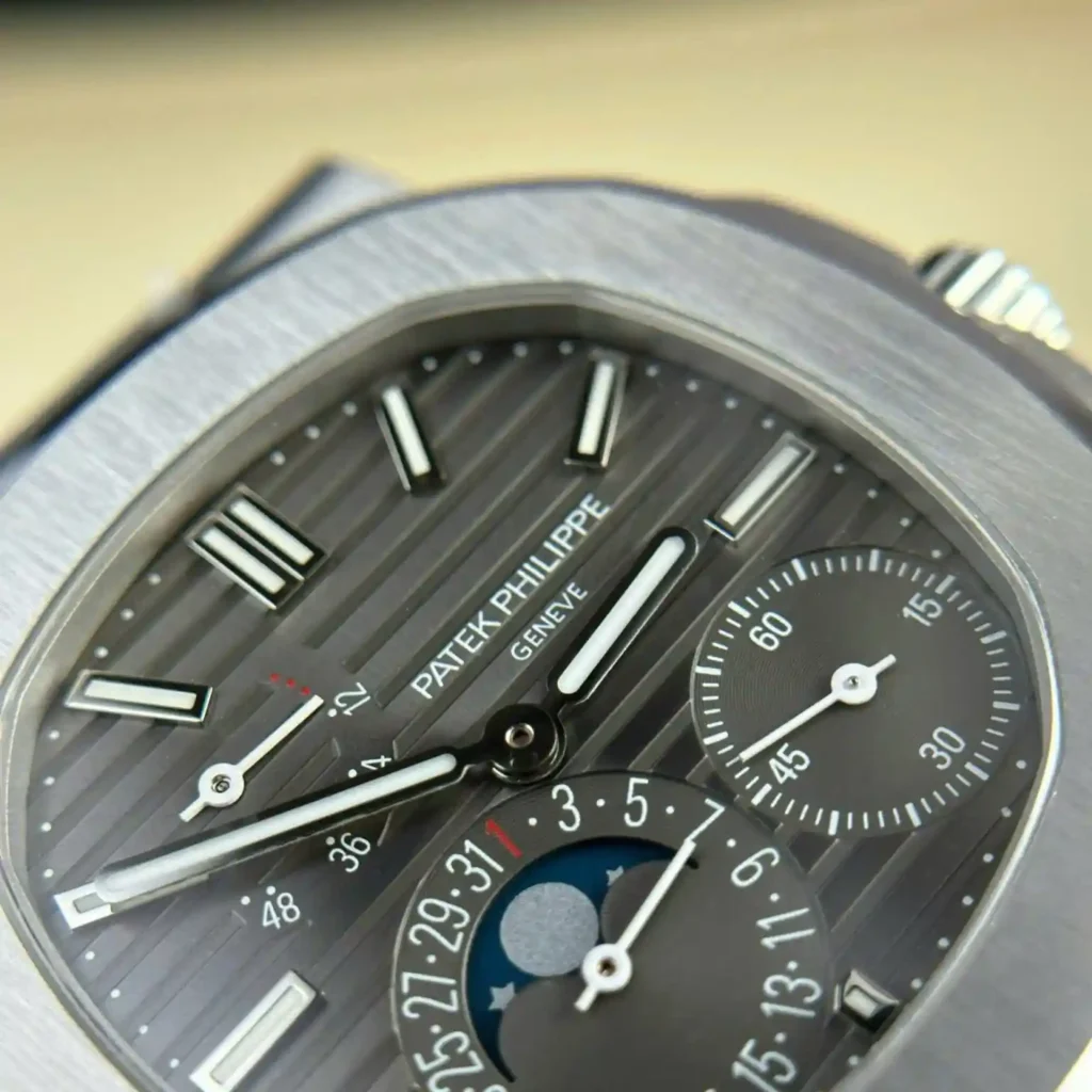 Super Clone Patek Philippe Nautilus 5712/1A – 001 Grey Dial V3 — side profile