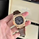 Super Clone Patek Philippe Nautilus 5712/1R – 001 Grey Dial V3 — dial close-up