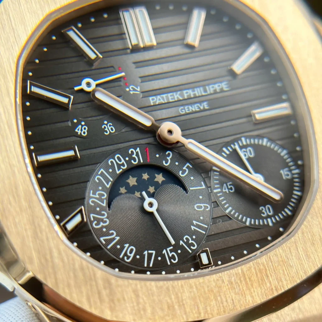 Super Clone Patek Philippe Nautilus 5712/1R – 001 Grey Dial V3 — side profile