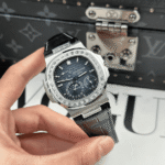 Super Clone Patek Philippe Nautilus 40mm Steel Bracelet Steel — dial close-up