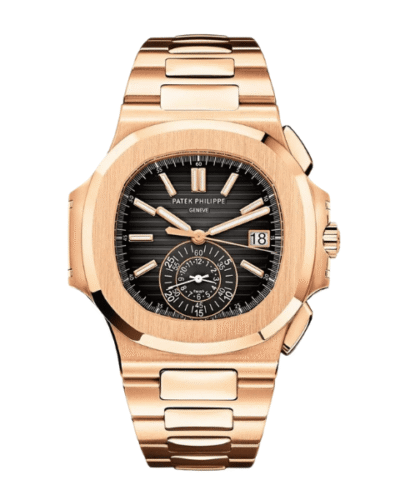 Super Clone Patek Philippe Nautilus Chronograph 5980/1R-001 40mm Black-Gray Dial Rose Gold – Swiss SuperClone