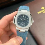Super Clone Patek Philippe Nautilus 40mm Steel Bracelet Steel — dial close-up