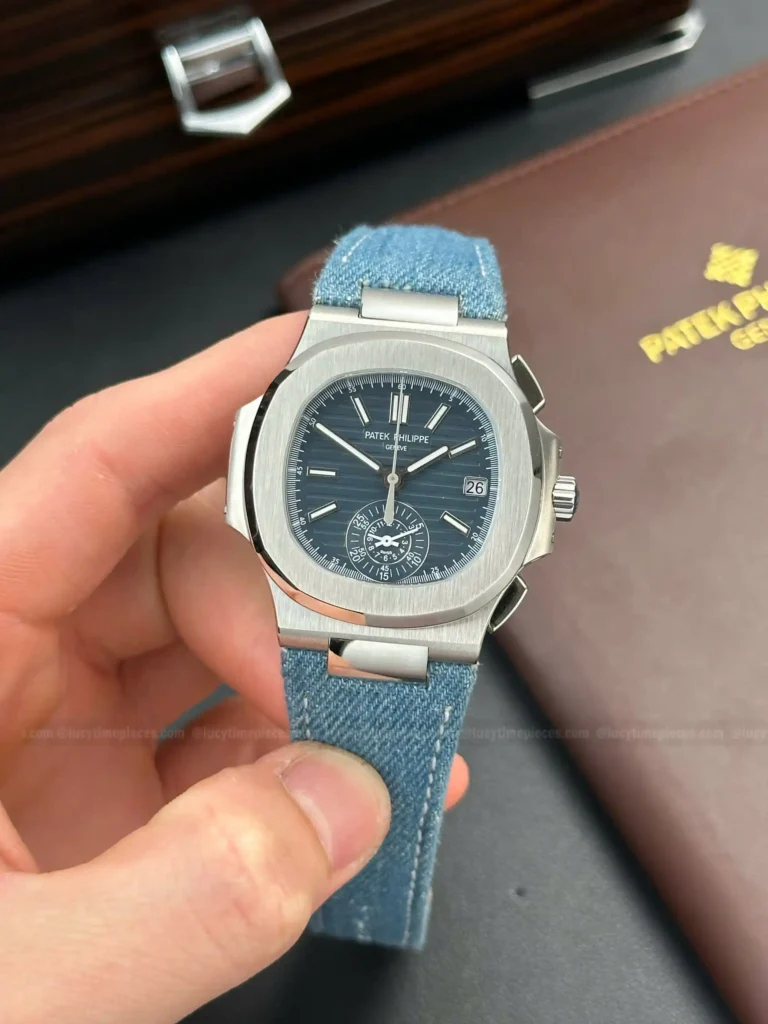 Super Clone Patek Philippe Nautilus 40mm Steel Bracelet Steel — dial close-up