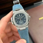 Super Clone Patek Philippe Nautilus 40mm Steel Bracelet Steel — case and bezel