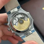 Super Clone Patek Philippe Nautilus 40mm Steel Bracelet Steel — movement / caseback view