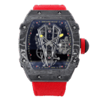 Super Clone Richard Mille RM 27-03 Richard Mille 42mm Carbon Đen 43gram