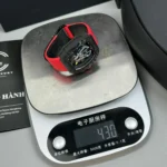 Super Clone Richard Mille RM 27-03 Richard Mille 42mm Carbon Đen 43gram — movement / caseback view