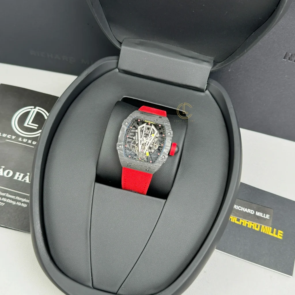Super Clone Richard Mille RM 27-03 Richard Mille 42mm Carbon Đen 43gram — view 9