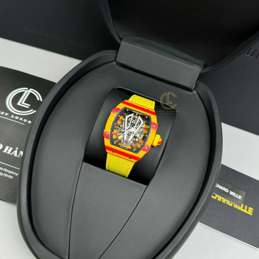 Super Clone Richard Mille RM 27-03 Richard Mille Rafael Nadal Shock Resistance 42mm Carbon — movement / caseback view
