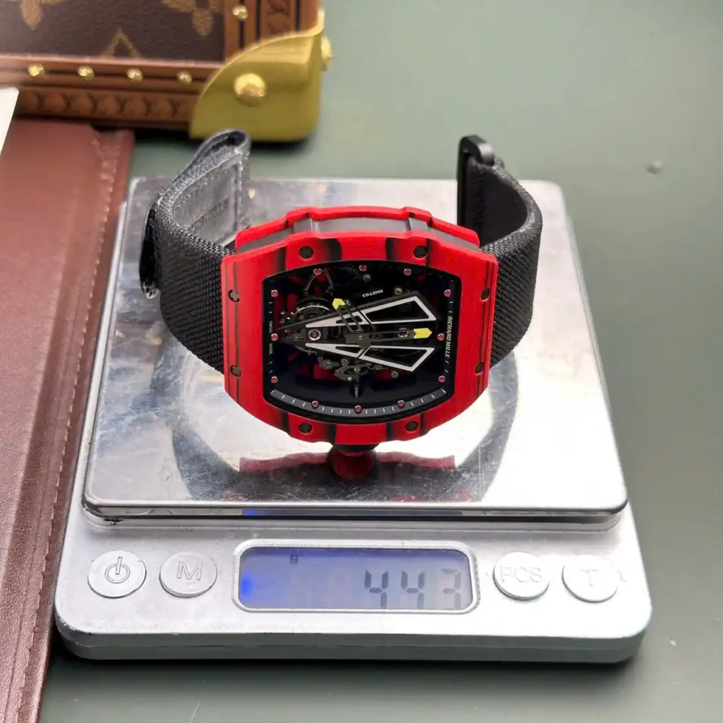 Super Clone Richard Mille Steel — dial close-up