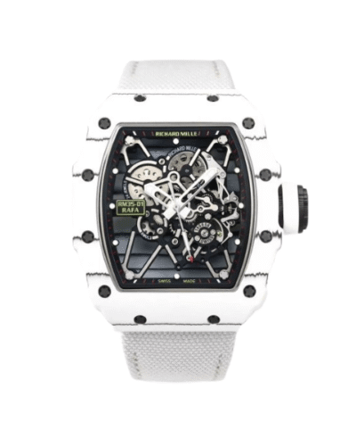 Super Clone Richard Mille RM 35-01 RICHARD MILLE Rafa White Cacbon NTPT 42mm