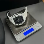 Super Clone Richard Mille RM 35-01 RICHARD MILLE Rafa White Cacbon NTPT 42mm — dial close-up