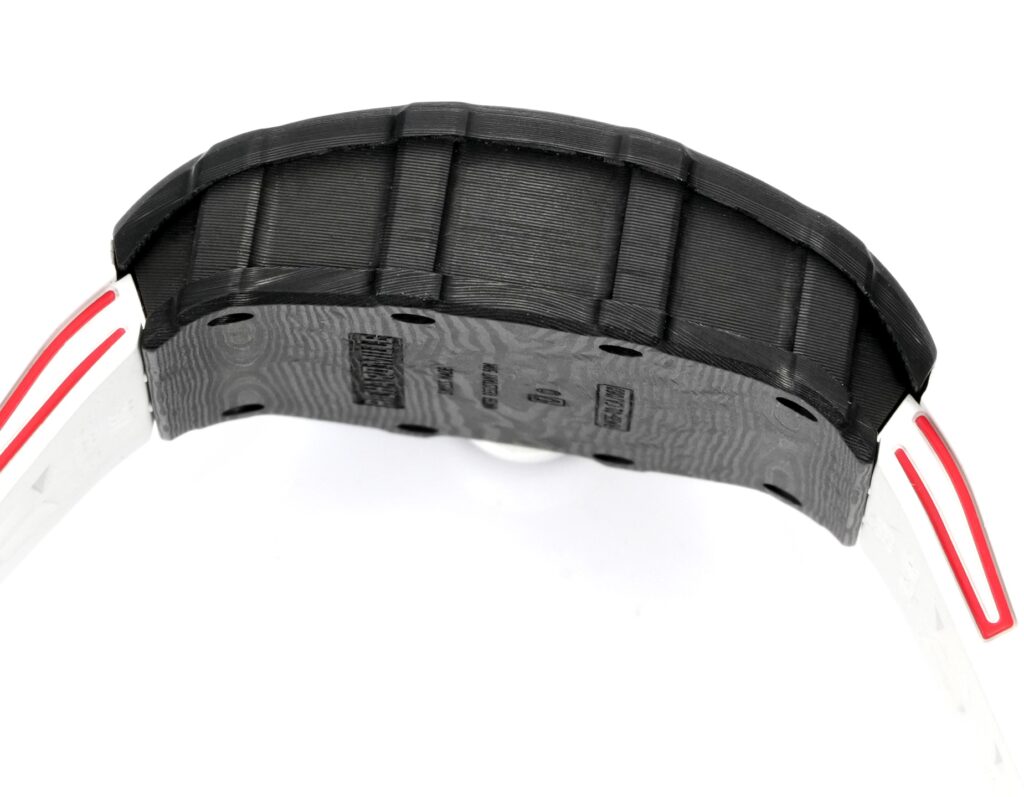 Super Clone Richard Mille RM 35-01 Rafael Nadal Carbon Fiber Velcro Strap — clasp and links