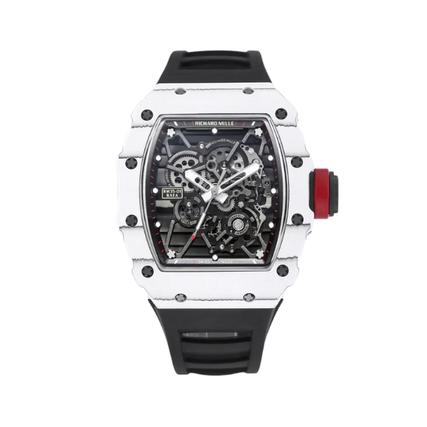 Super Clone Richard Mille RM 35-01 Richard Mille Rafa Cacbon NTPT Black Strap 42mm