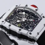 Super Clone Richard Mille RM 35-01 Richard Mille Rafa Cacbon NTPT Black Strap 42mm — side profile